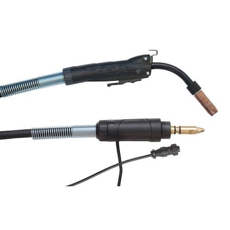 Xtrweld Mig Gun, Miller Style Rear, Bernard Elliptical, .045in. , 15', 250amp 215-3545BRM